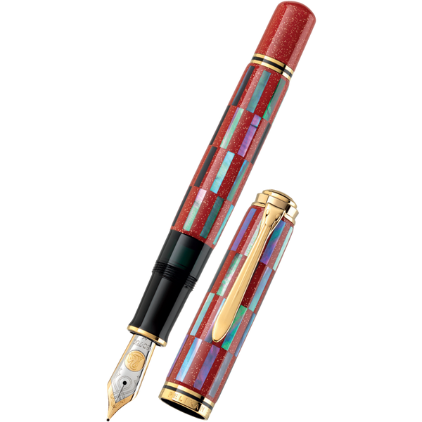 Pelikan Souveran M1000 Fountain Pen - Limited Edition - Raden Red Infinity-Pen Boutique Ltd