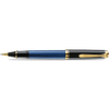 Pelikan Souveran Rollerball Pen - R400 Black & Blue Stripe-Pen Boutique Ltd