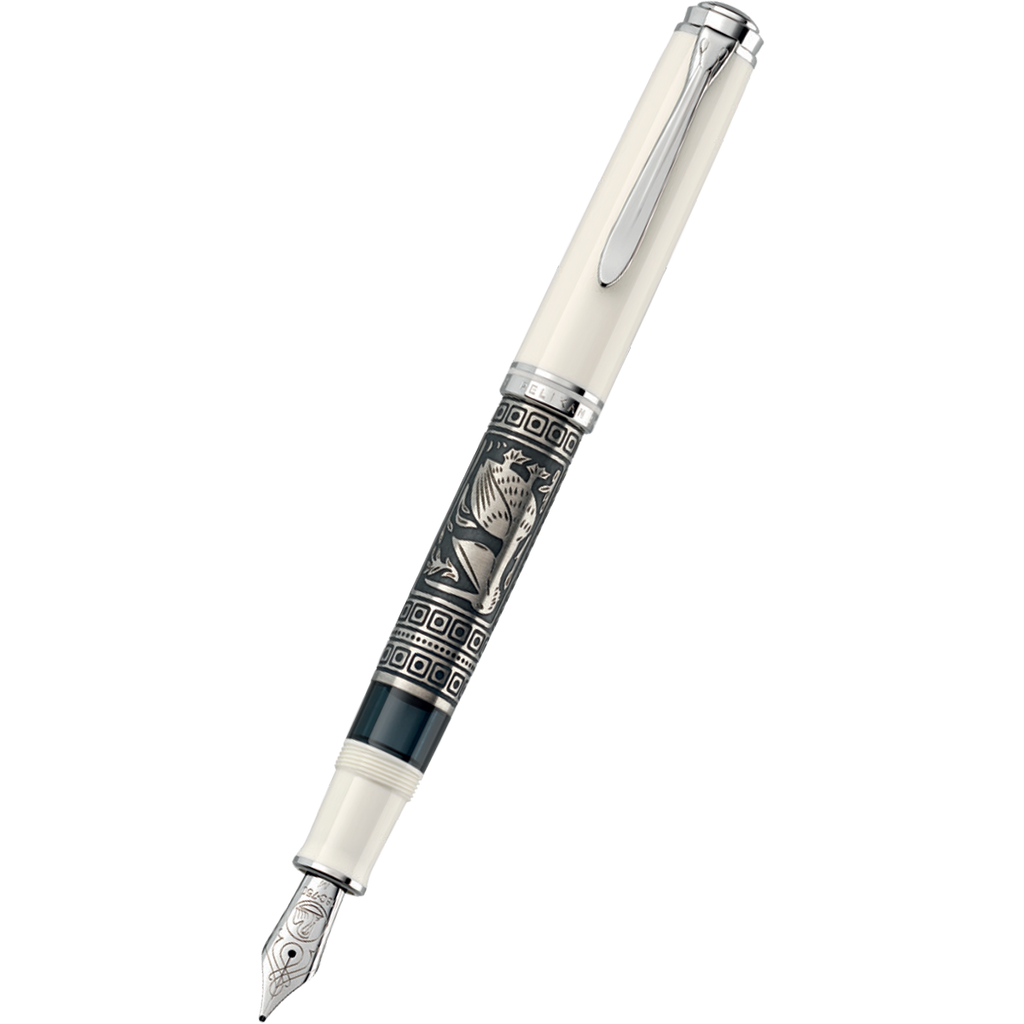 Pelikan Toledo Fountain Pen - M910 White (Special Edition)-Pen Boutique Ltd