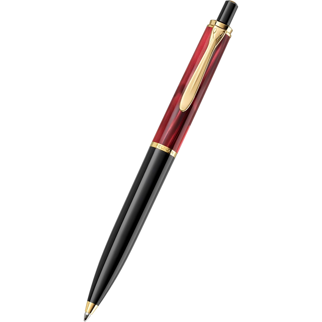 Pelikan Classic K200 Ballpoint Pen - Red Marbled (Special Edition)-Pen Boutique Ltd
