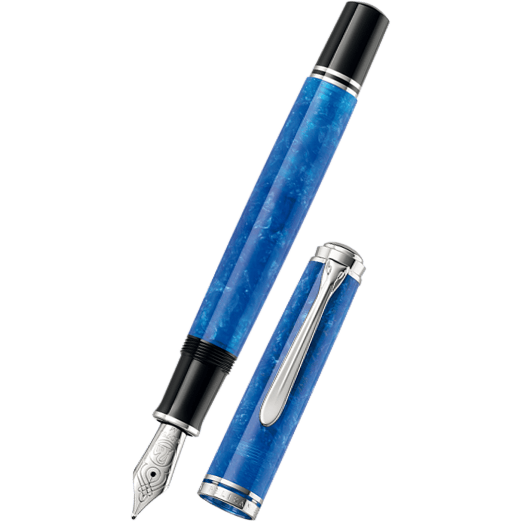 Pelikan Souveran Fountain Pen - M805 Vibrant Blue (Special Edition)-Pen Boutique Ltd