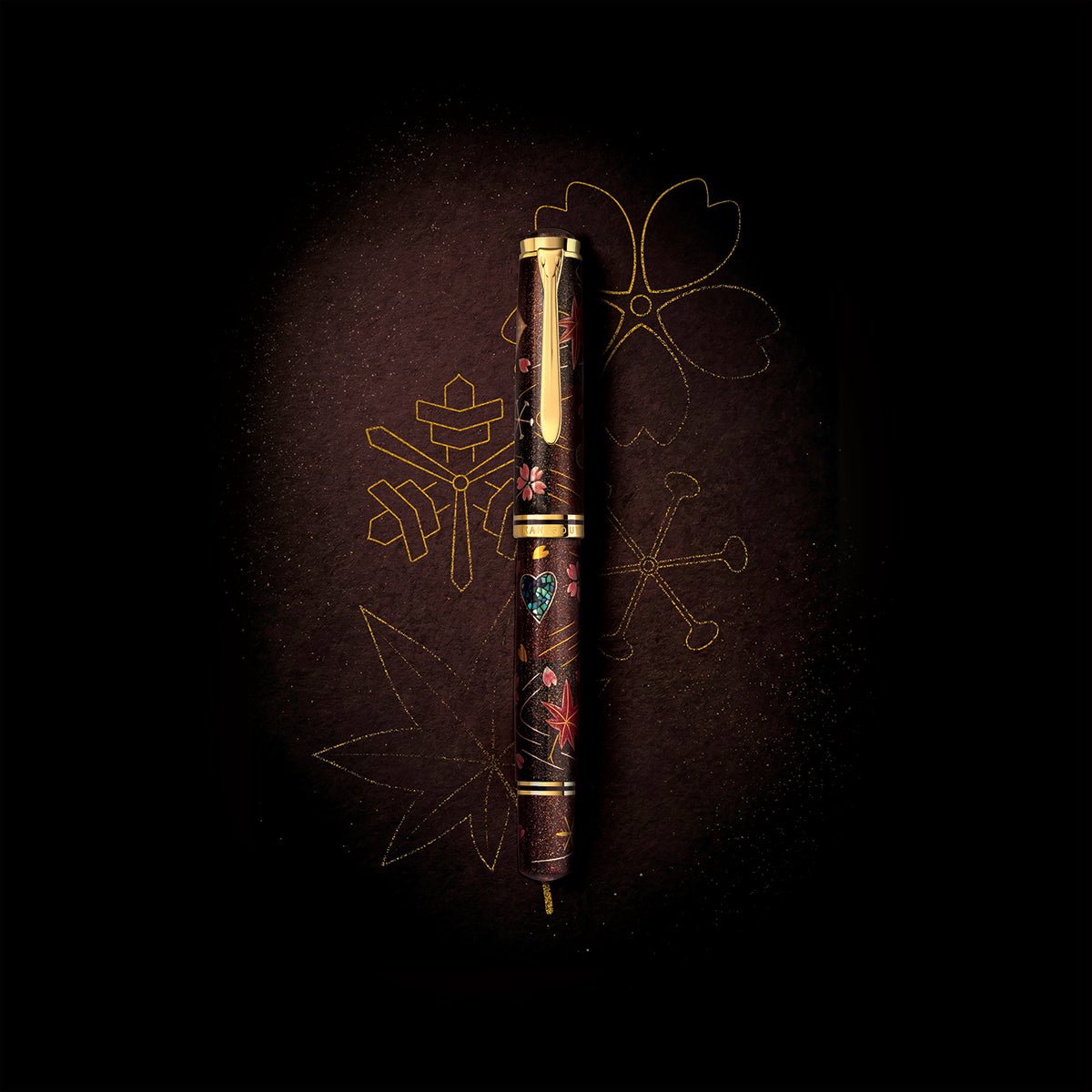 Pelikan Souveran M1000 Fountain Pen - Limited Edition - "Maki-e Four Seasons Lucky Charm"