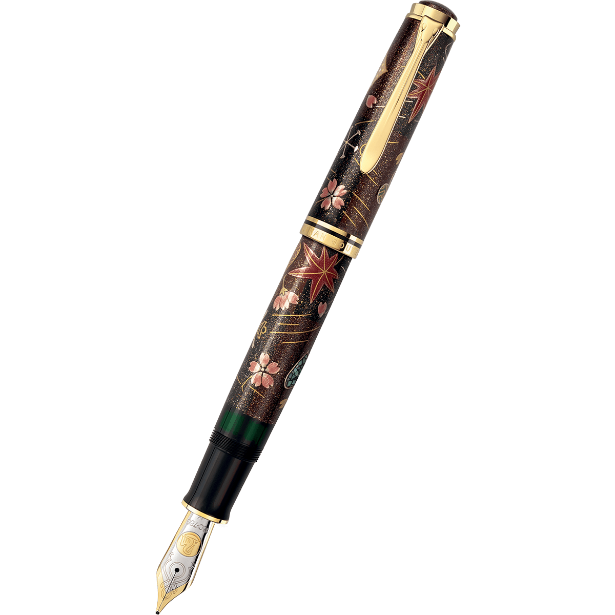 Pelikan Souveran M1000 Fountain Pen - Limited Edition - "Maki-e Four Seasons Lucky Charm"