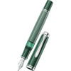 Pelikan Souveran Fountain Pen - M815 Metal Striped Green (Special Edition) - Pen Boutique Ltd