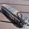 Pen Boutique Pencil Bag - Multicolor Stripe Print (Zipper Closure)-Pen Boutique Ltd