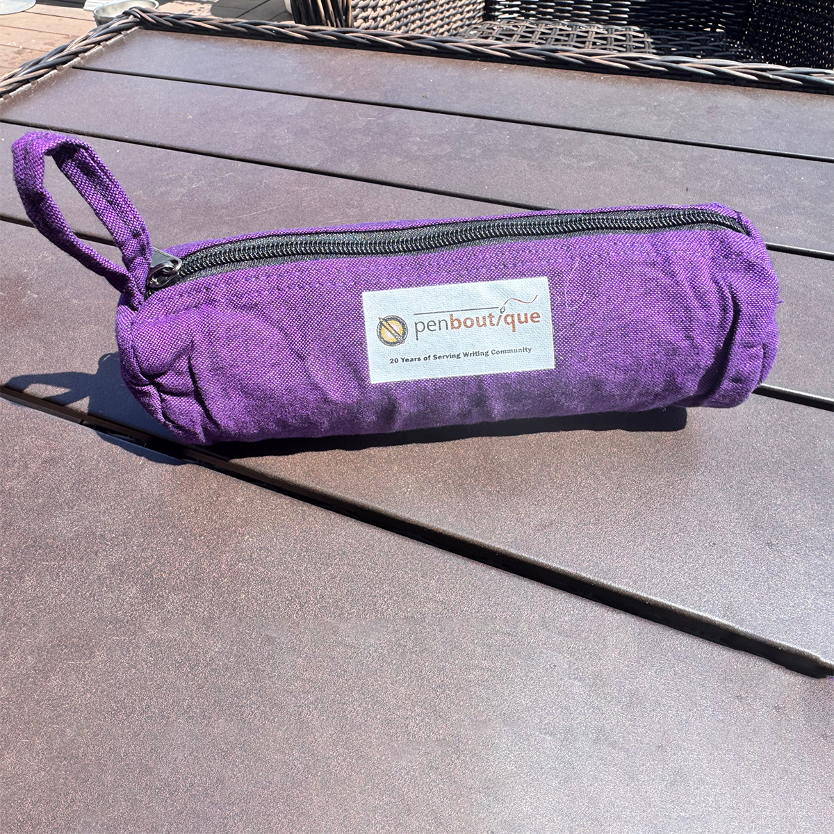 Pen Boutique Pencil Bag - Violet (Zipper Closure)-Pen Boutique Ltd