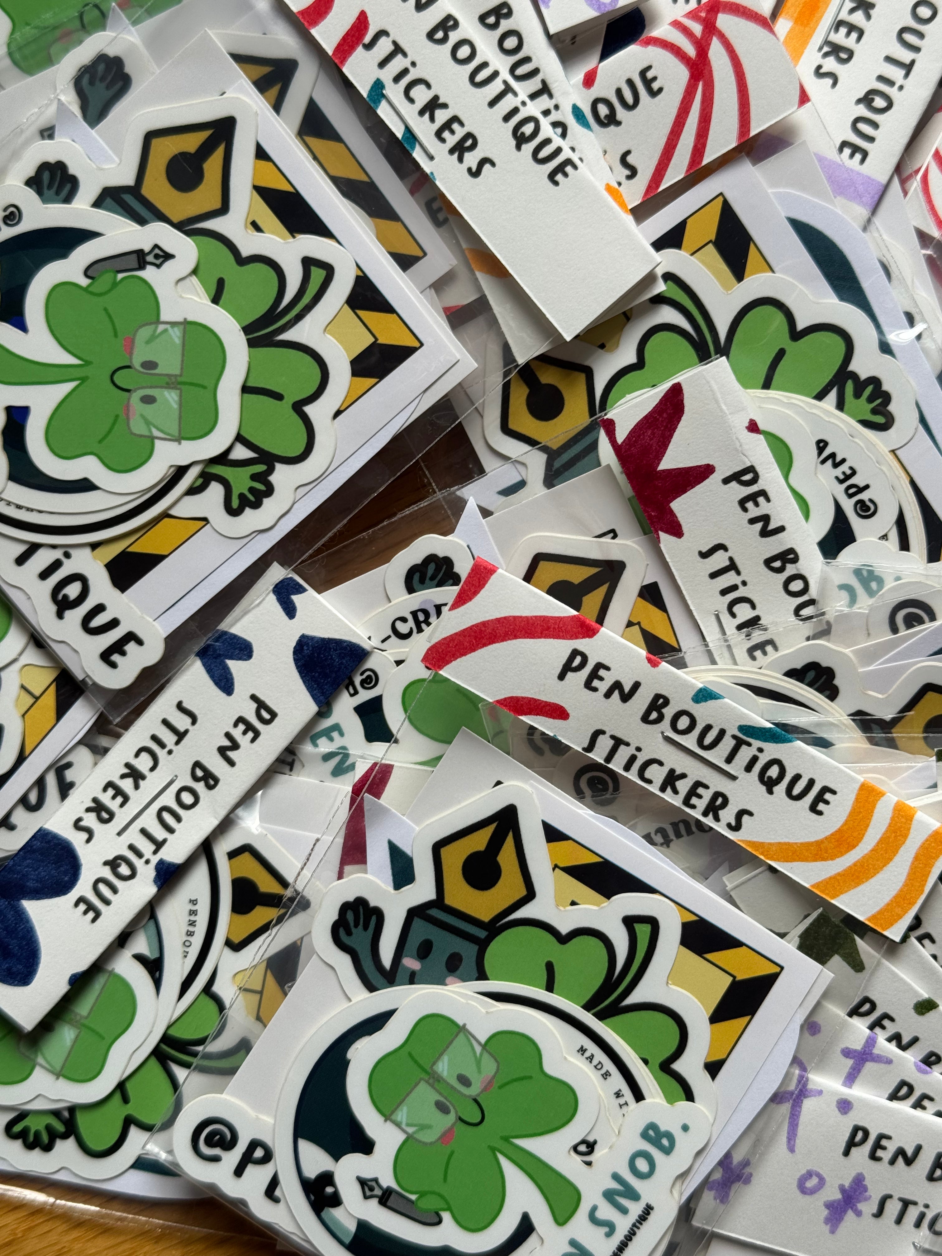 Pen Boutique Stickers - 8 Pack-Pen Boutique Ltd
