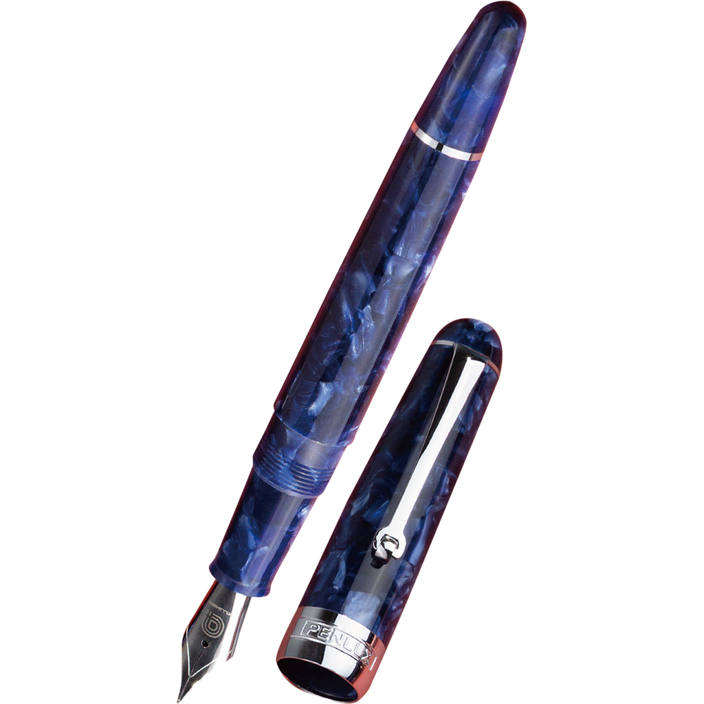 Penlux Masterpiece Delgado Fountain Pen - Blue Lagoon-Pen Boutique Ltd