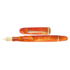 Penlux Masterpiece Grande Fountain Pen - Orange Swirl-Pen Boutique Ltd