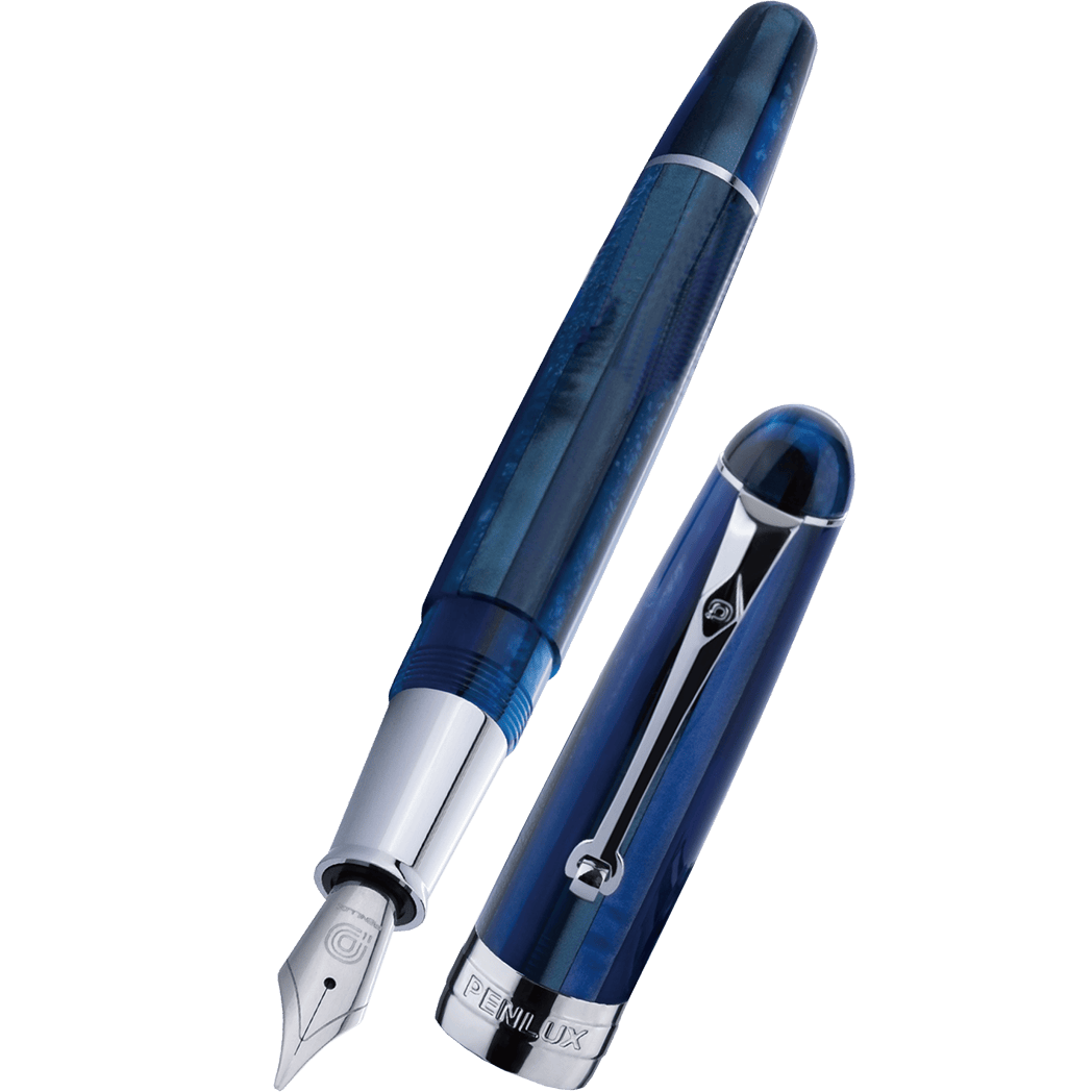 Penlux Masterpiece Fountain Pen - Delgado Blue Grotto-Pen Boutique Ltd