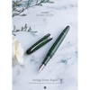 Penlux Masterpiece Delgado Fountain Pen - Ebonite Vintage Green Ripple-Pen Boutique Ltd