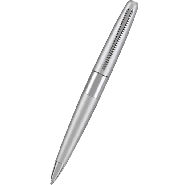Pilot Ballpoint Pen - MR Collection - Plain Silver-Pen Boutique Ltd