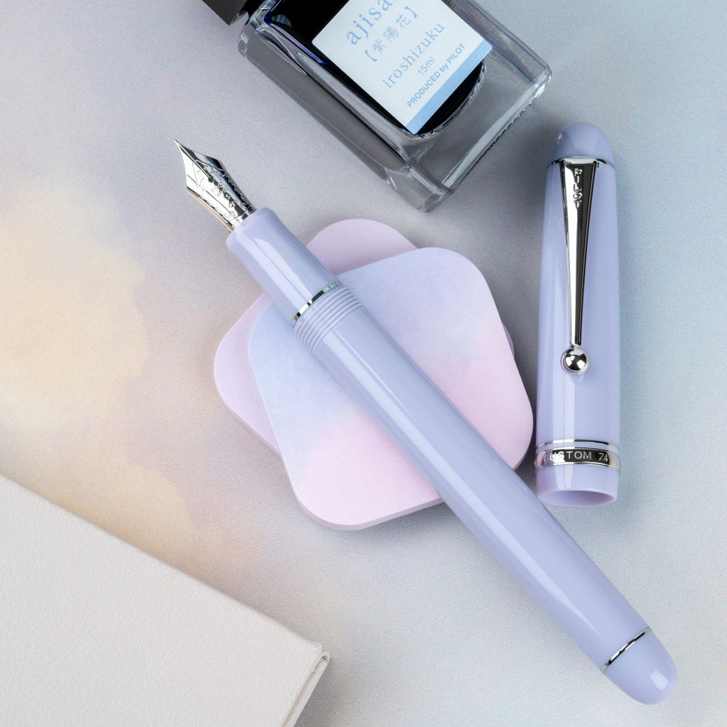 Pilot Custom 74 Fountain Pen - Lavender Fog (US Exclusive)-Pen Boutique Ltd