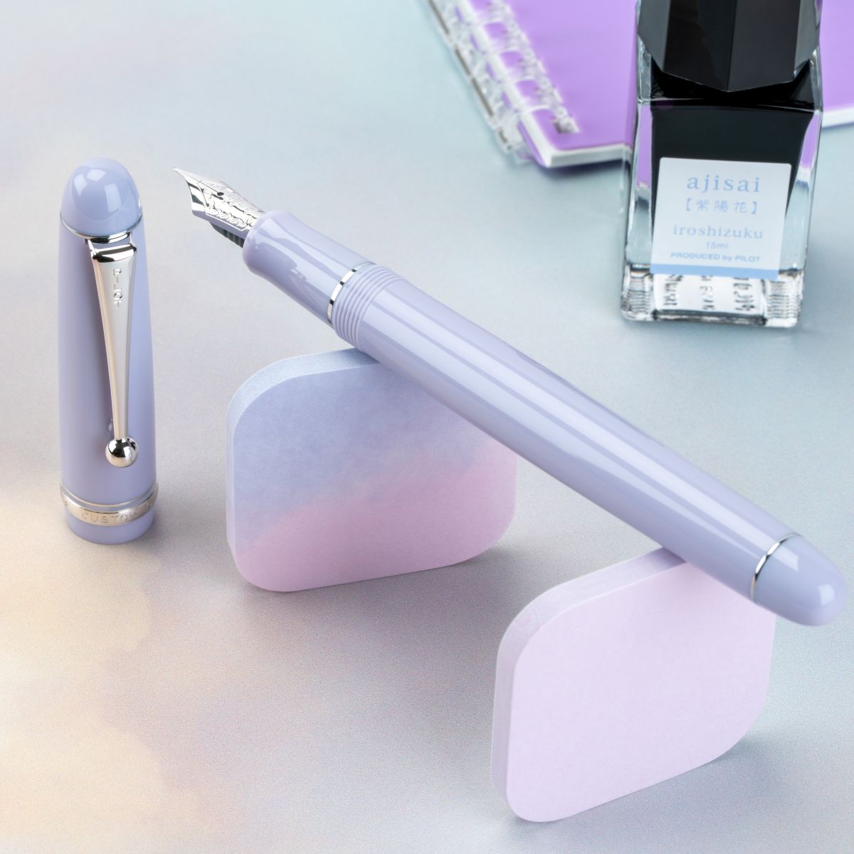 Pilot Custom 74 Fountain Pen - Lavender Fog (US Exclusive)-Pen Boutique Ltd