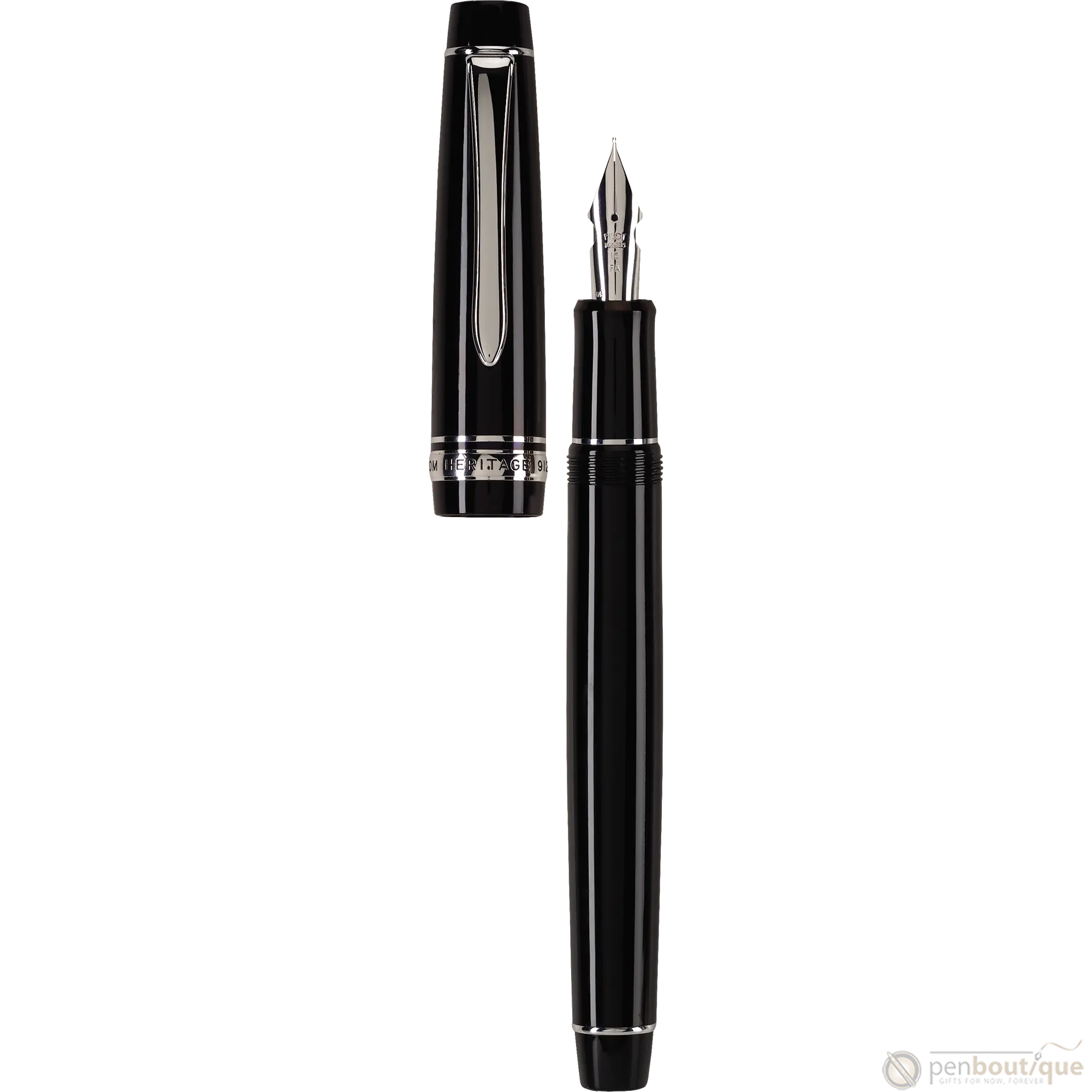 Pilot Custom 912 Fountain Pen - Black-Pen Boutique Ltd