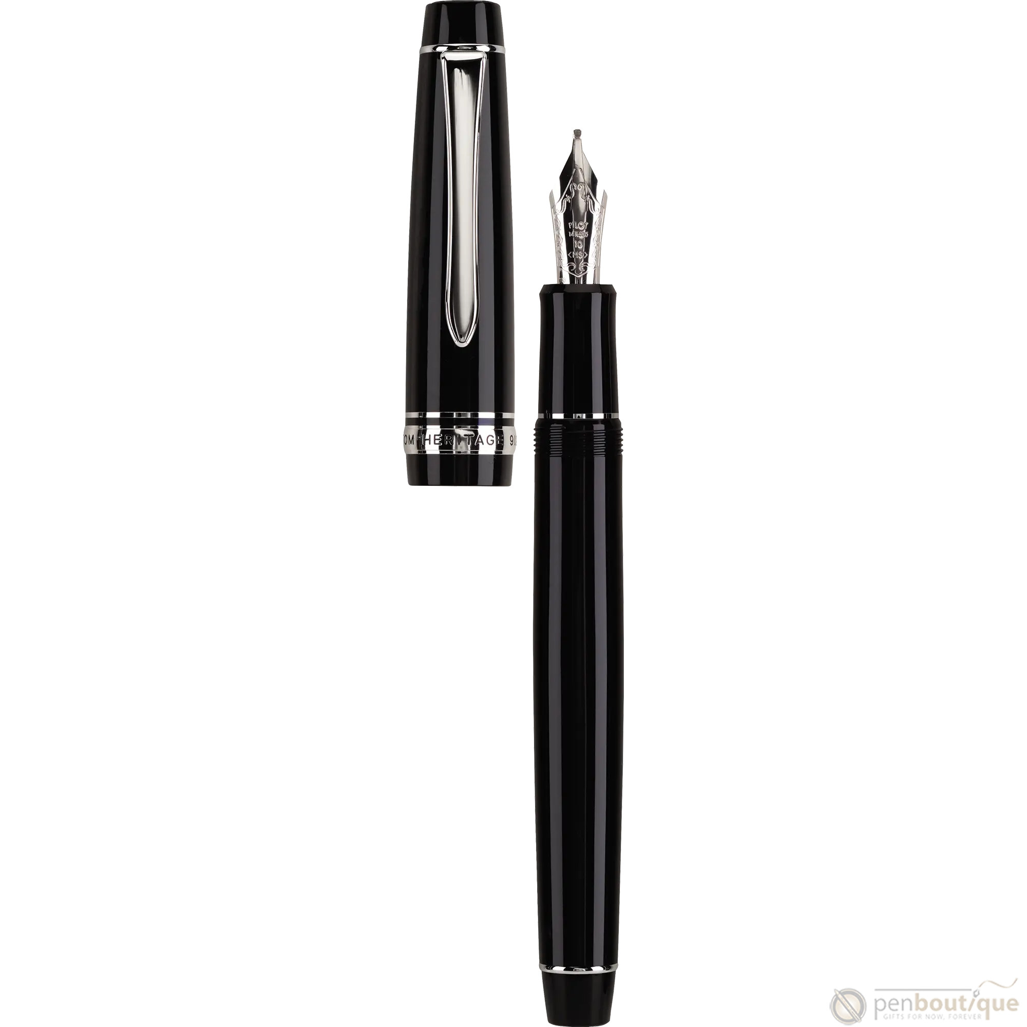 Pilot Custom 912 Fountain Pen - Black-Pen Boutique Ltd