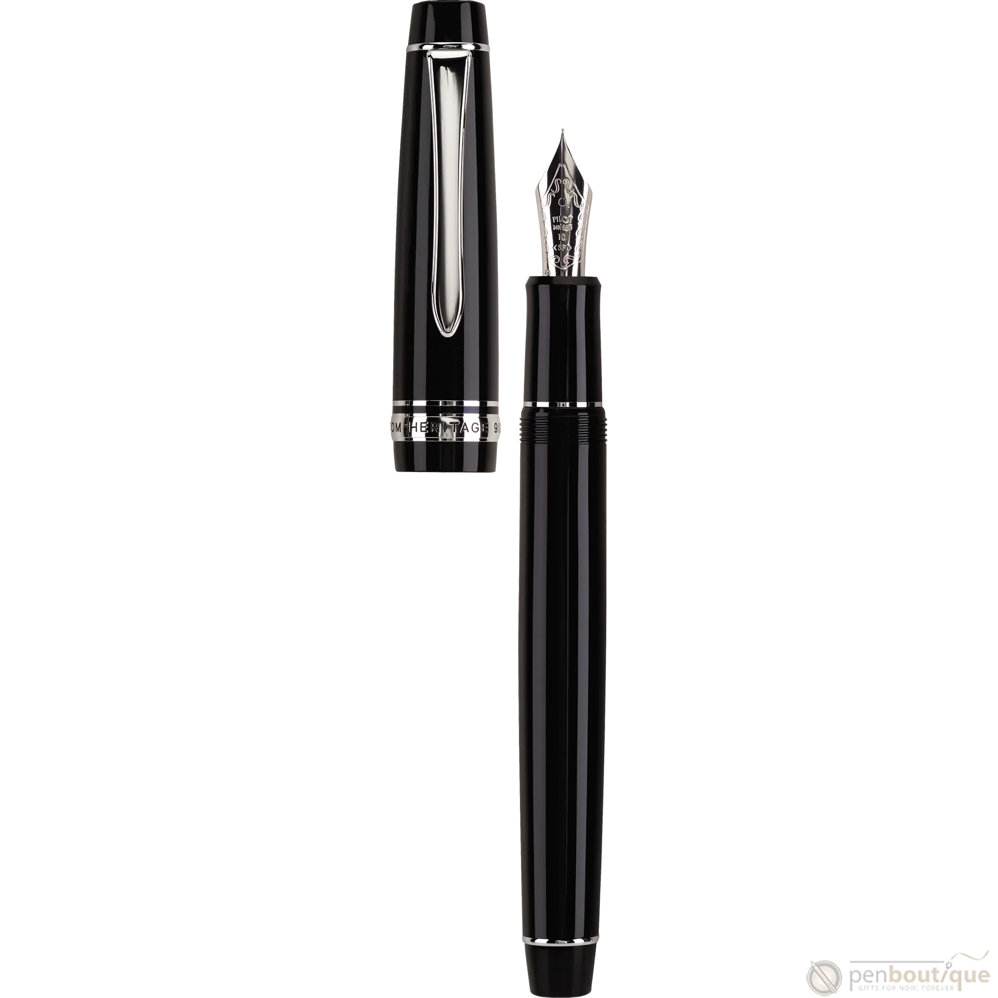 Pilot Custom 912 Fountain Pen - Black-Pen Boutique Ltd