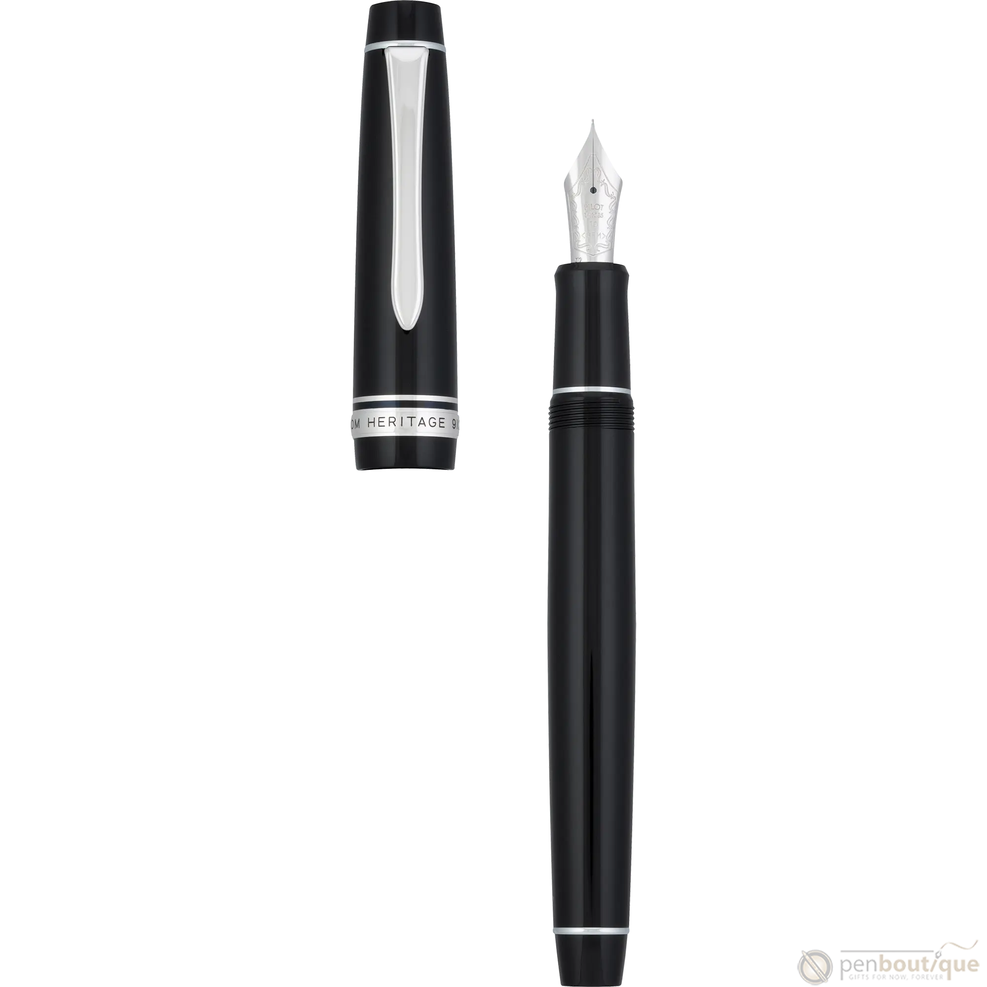 Pilot Custom 912 Fountain Pen - Black-Pen Boutique Ltd