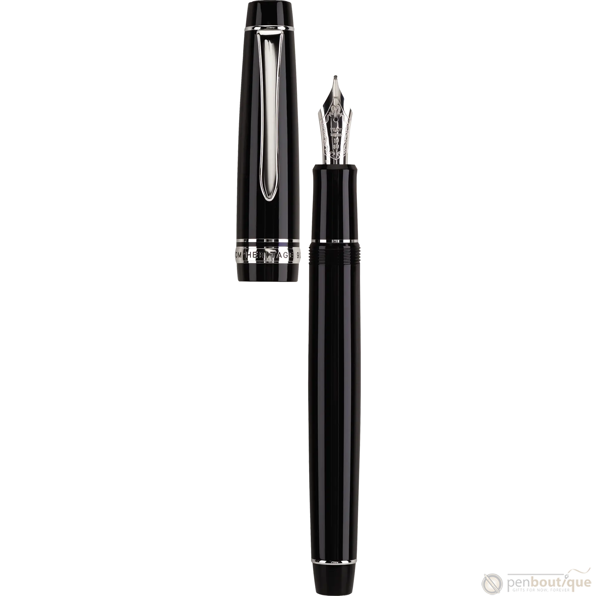 Pilot Custom 912 Fountain Pen - Black-Pen Boutique Ltd