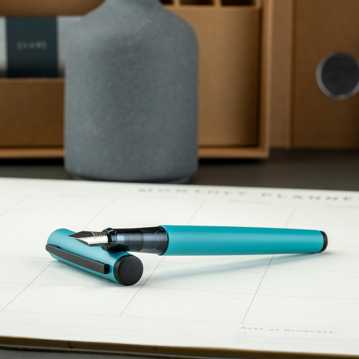 Pilot Explorer Fountain Pen - Matte Turquoise-Pen Boutique Ltd