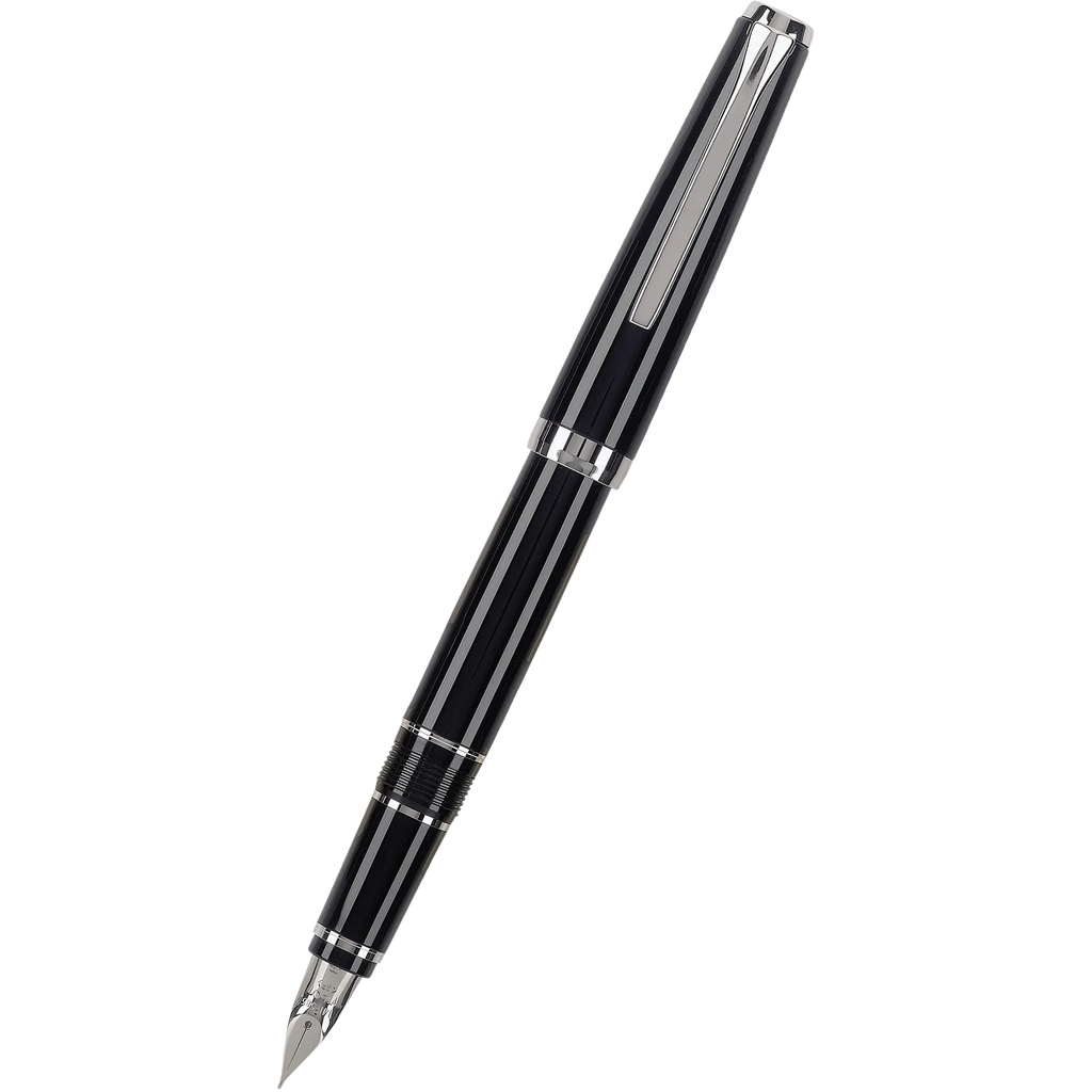 Pilot Falcon 2 Fountain Pen - Metal Black-Pen Boutique Ltd