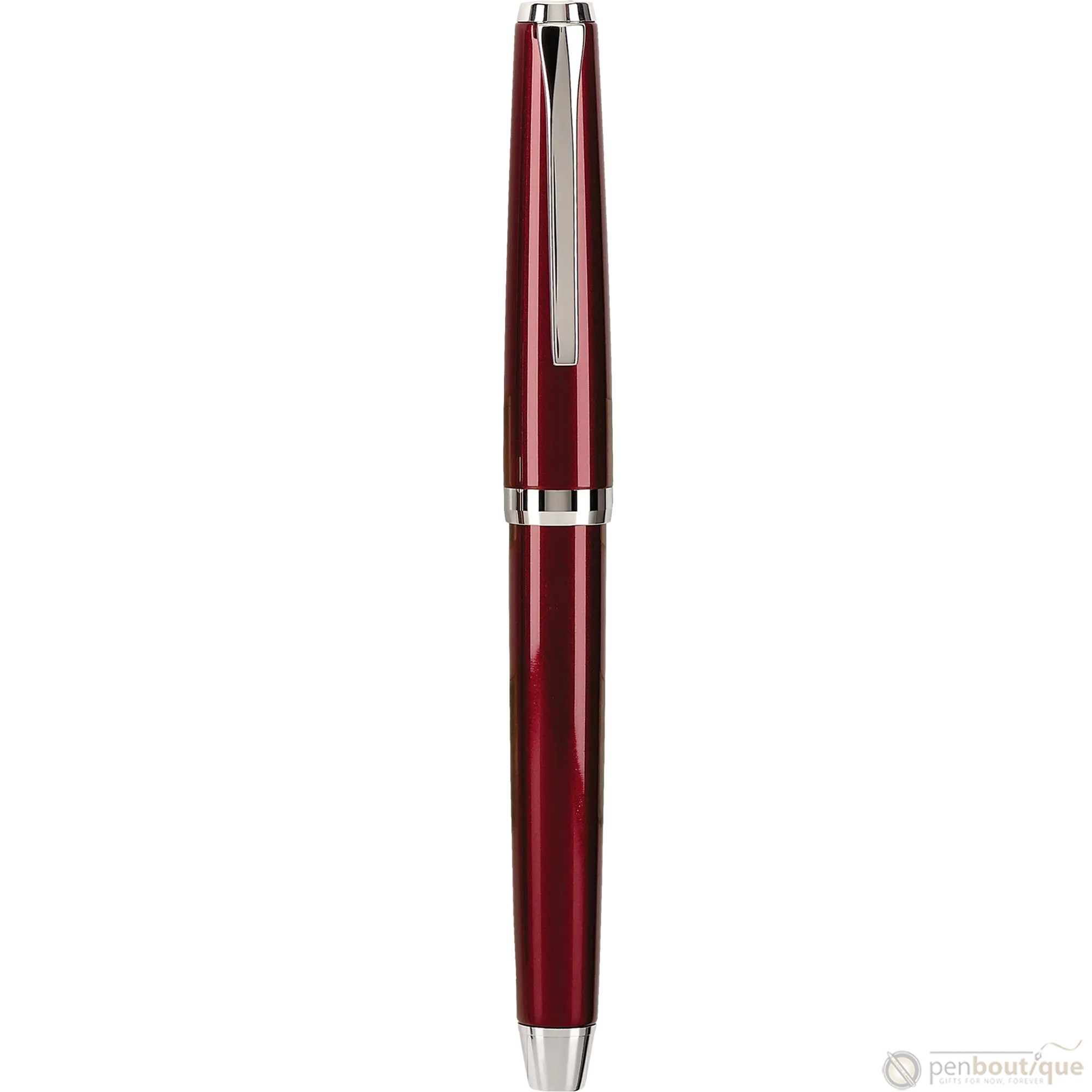 Pilot Falcon 2 Fountain Pen - Metal Burgundy-Pen Boutique Ltd