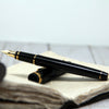 Pilot Falcon Fountain Pen - Black - Gold Trim-Pen Boutique Ltd