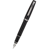 Pilot Falcon Fountain Pen - Black - Rhodium Trim-Pen Boutique Ltd