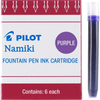 Pilot Fountain Pen Ink Cartridges - Purple-Pen Boutique Ltd