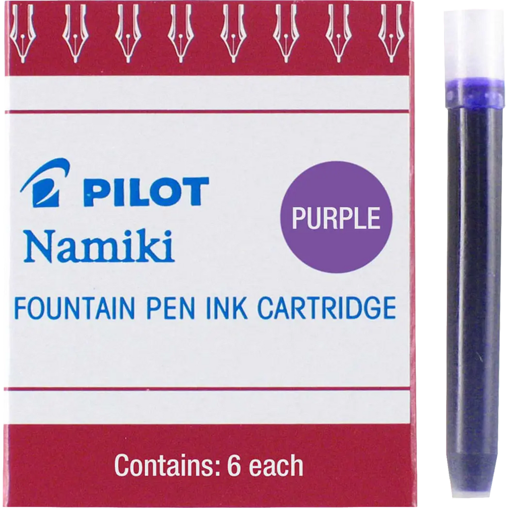 Pilot Fountain Pen Ink Cartridges - Purple-Pen Boutique Ltd