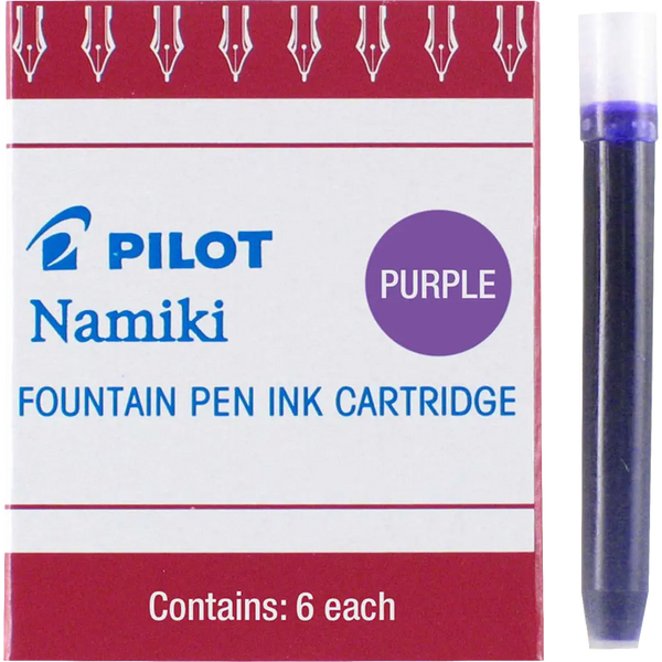 Pilot Fountain Pen Ink Cartridges - Purple-Pen Boutique Ltd