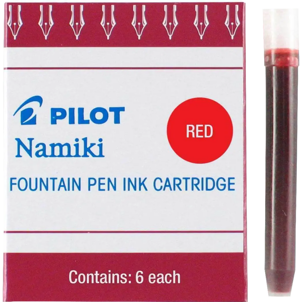 Pilot Fountain Pen Ink Cartridges - Red-Pen Boutique Ltd