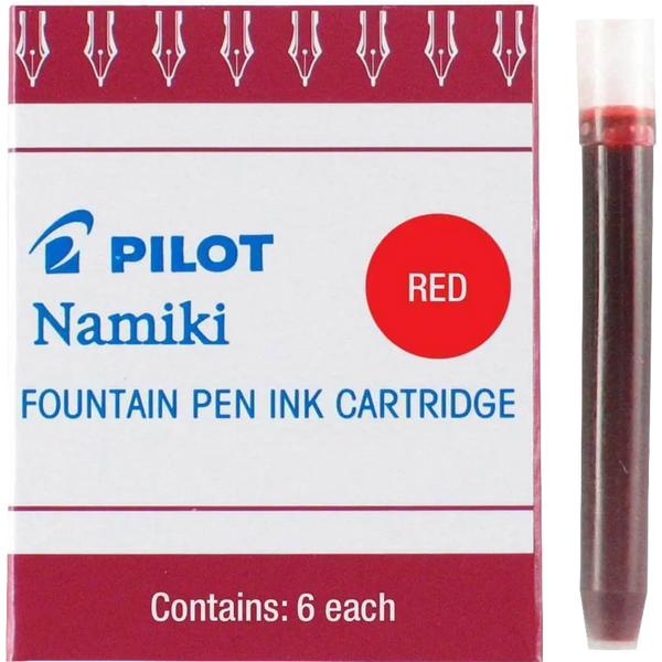 Pilot Fountain Pen Ink Cartridges - Red-Pen Boutique Ltd