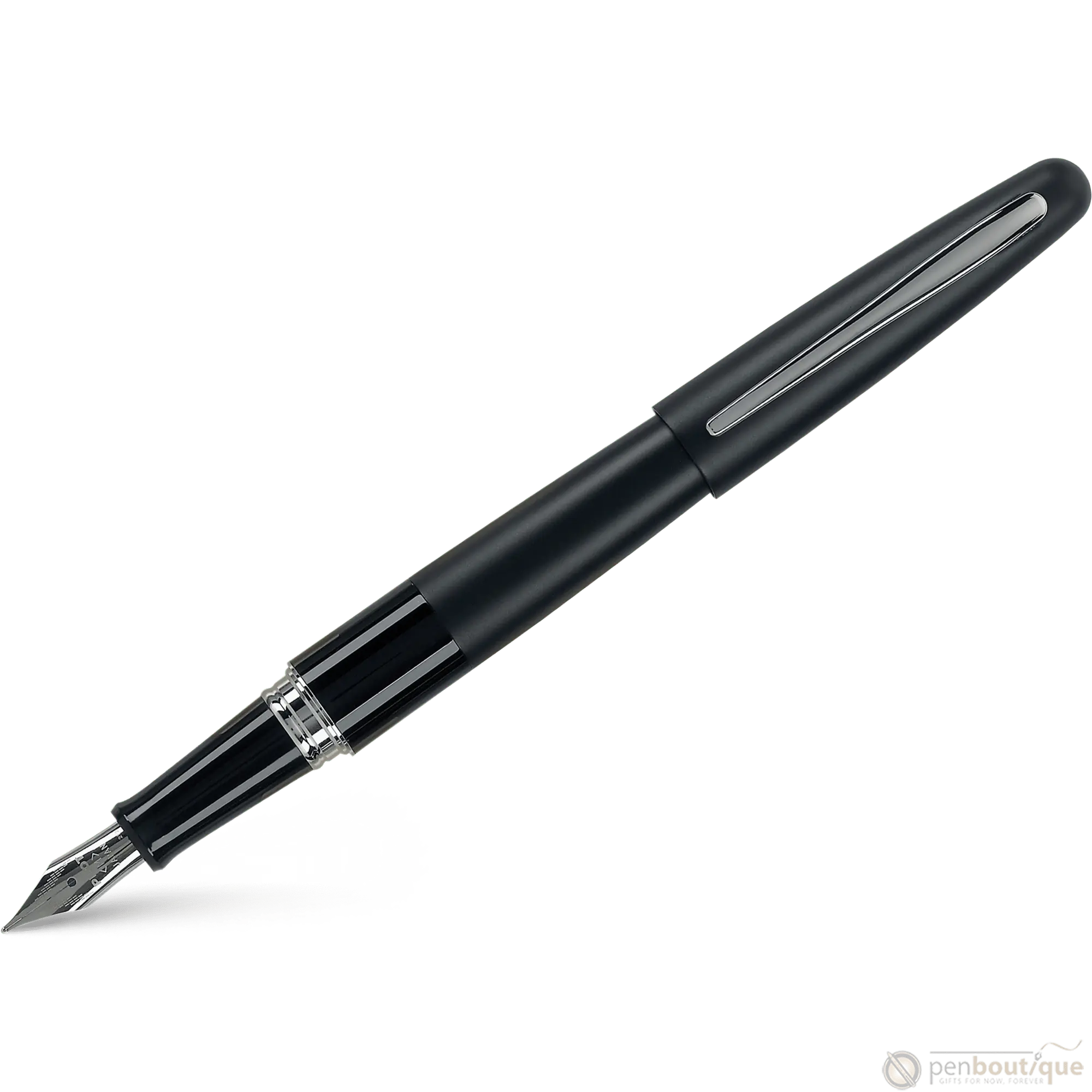 Pilot Fountain Pen - MR Collection - Plain Black-Pen Boutique Ltd