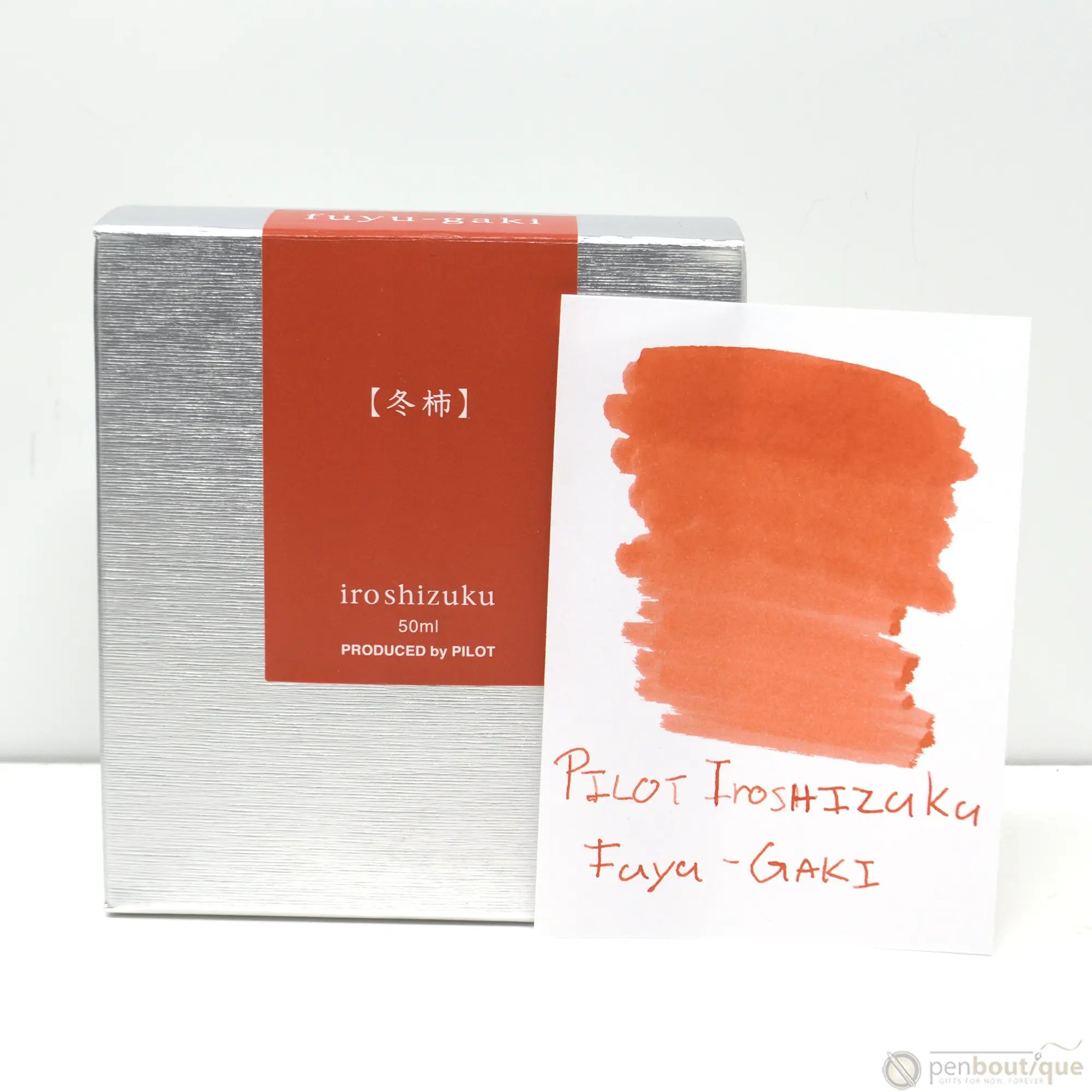 Pilot Iroshizuku Winter Persimmon (Fuyu-gaki) Fountain Pen Ink Bottle-Pen Boutique Ltd