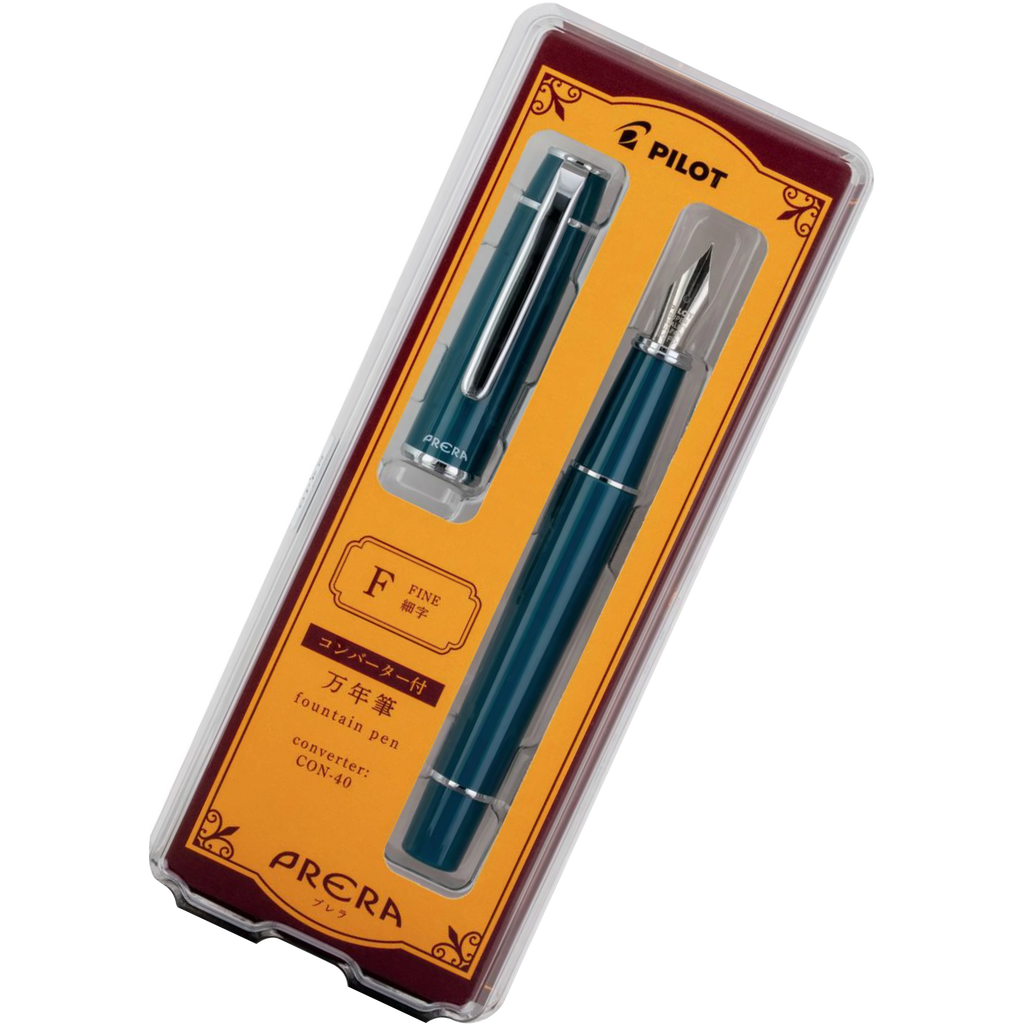 Pilot Prera Fountain Pen - Teal-Pen Boutique Ltd