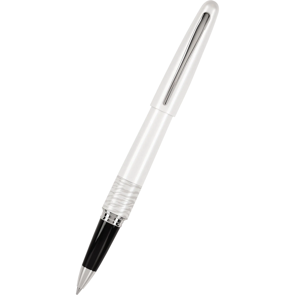 Pilot Rollerball Pen - MR Collection - Animal - Matte White Tiger-Pen Boutique Ltd