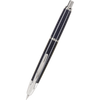 Pilot Vanishing Point Fountain Pen - Blue Carbon Fiber - Rhodium Trim-Pen Boutique Ltd
