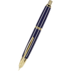 Pilot Vanishing Point Fountain Pen - Blue - Gold Trim-Pen Boutique Ltd