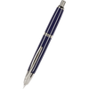 Pilot Vanishing Point Fountain Pen - Blue - Rhodium Trim-Pen Boutique Ltd