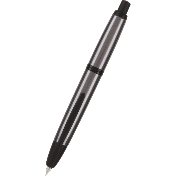 Pilot Vanishing Point Fountain Pen - Gunmetal Gray - Matte Black Trim-Pen Boutique Ltd