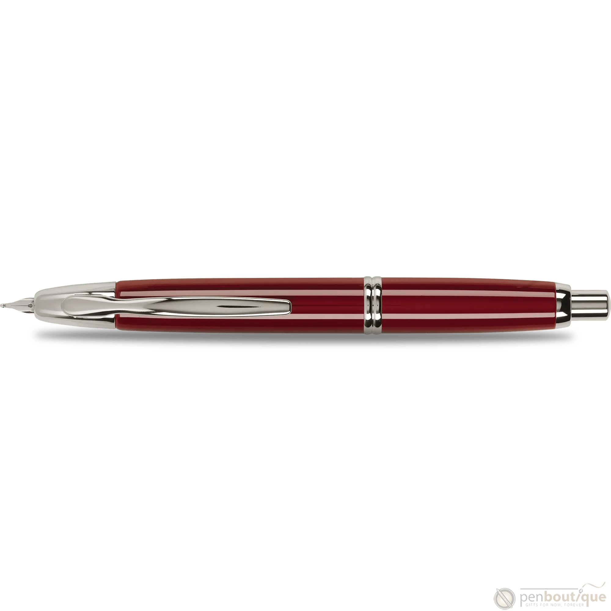 Pilot Vanishing Point Fountain Pen - Red - Rhodium Trim-Pen Boutique Ltd
