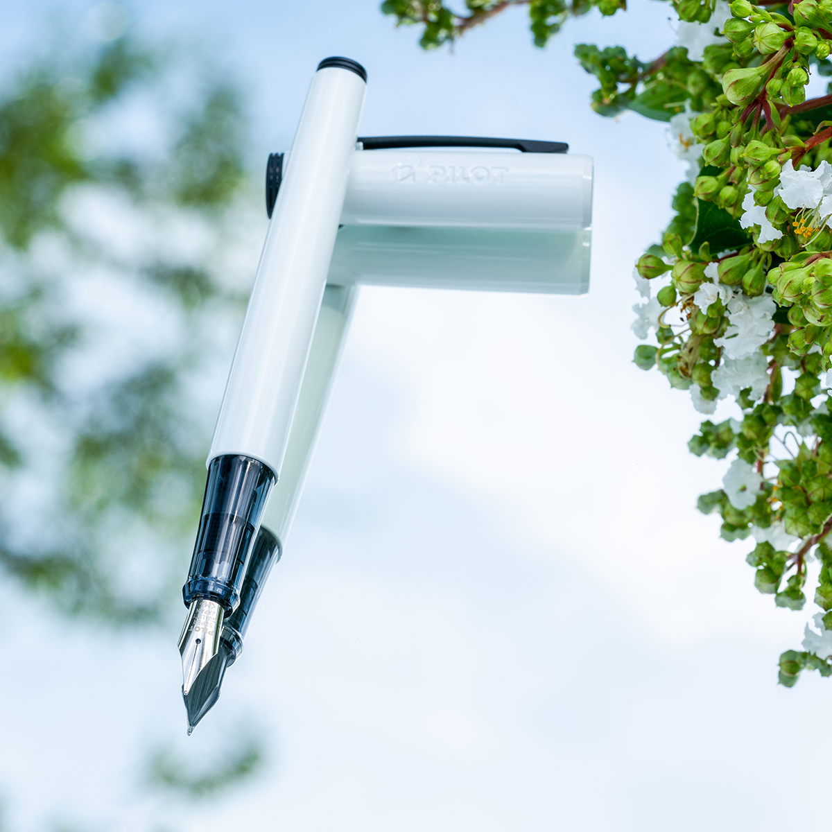 Pilot Explorer Fountain Pen - White-Pen Boutique Ltd