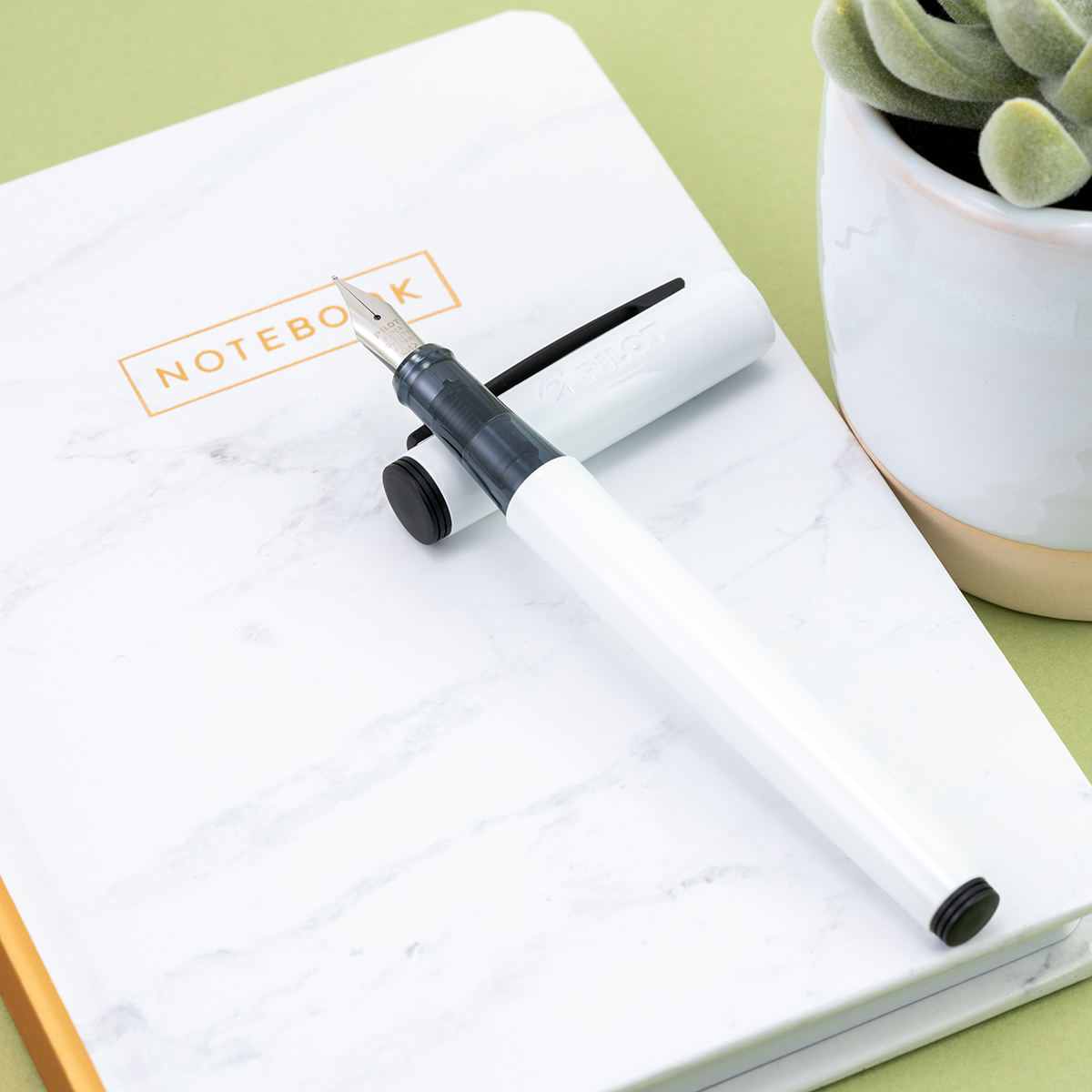 Pilot Explorer Fountain Pen - White-Pen Boutique Ltd