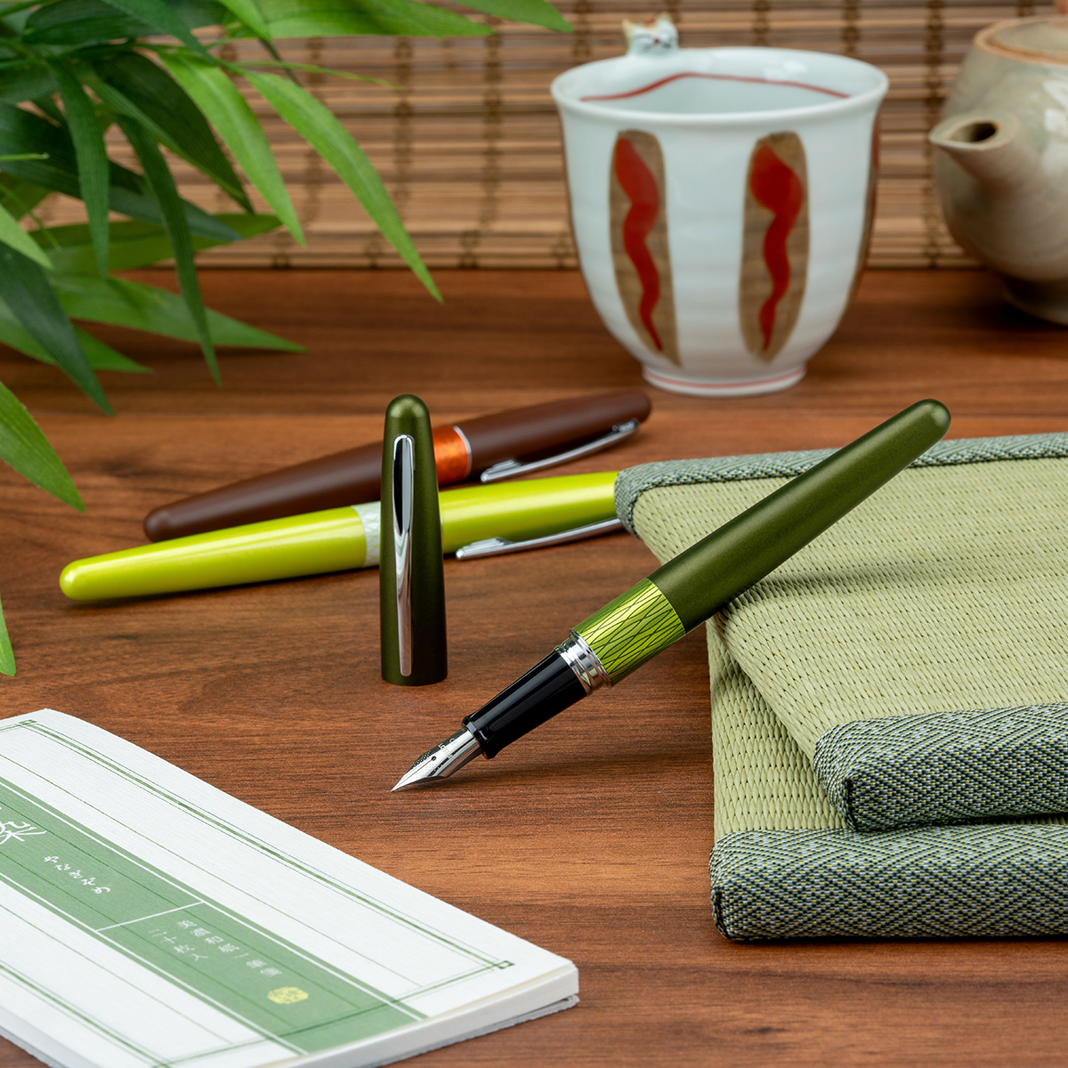 Pilot MR Fountain Pen - Limited Edition - Chanomegumi Deep Green
