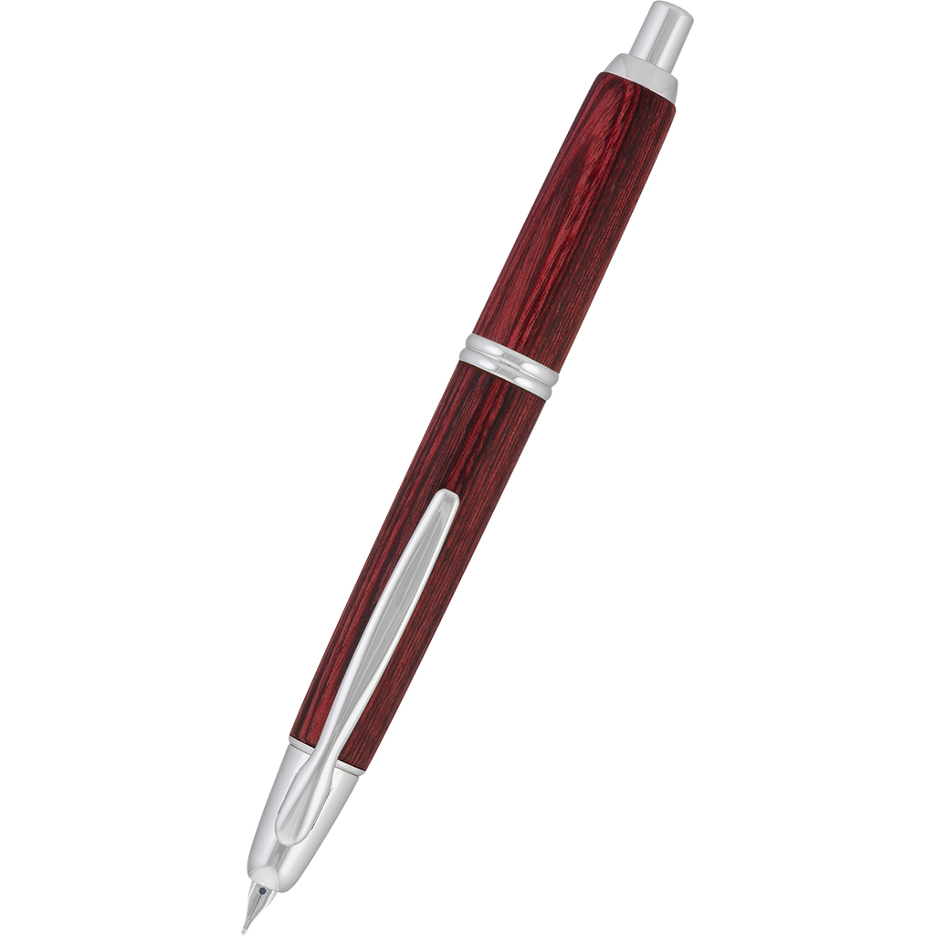 Pilot Vanishing Point Fountain Pen - Birchwood Red-Pen Boutique Ltd