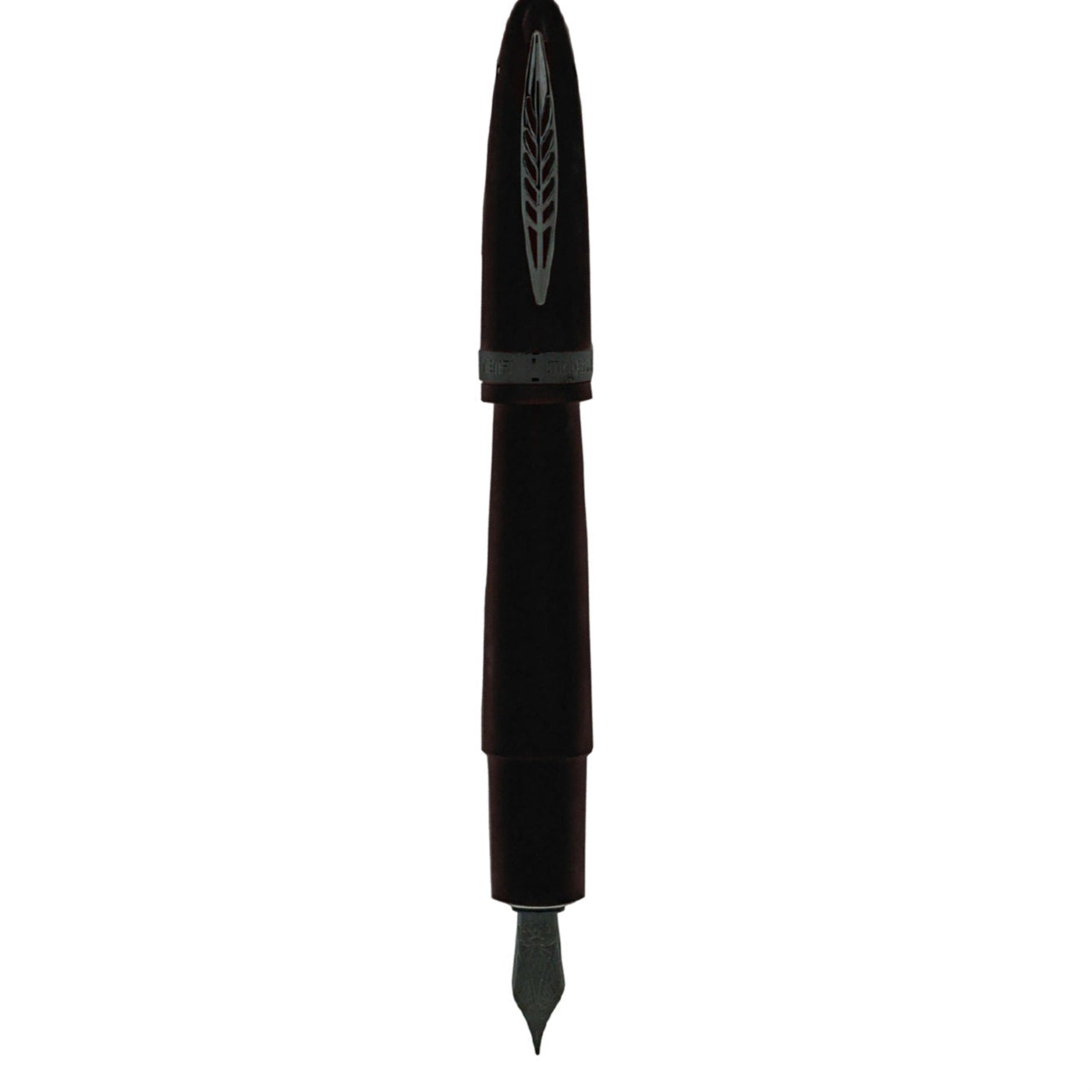 Pineider Modern Times Fountain Pen - Black - Black Trim-Pen Boutique Ltd