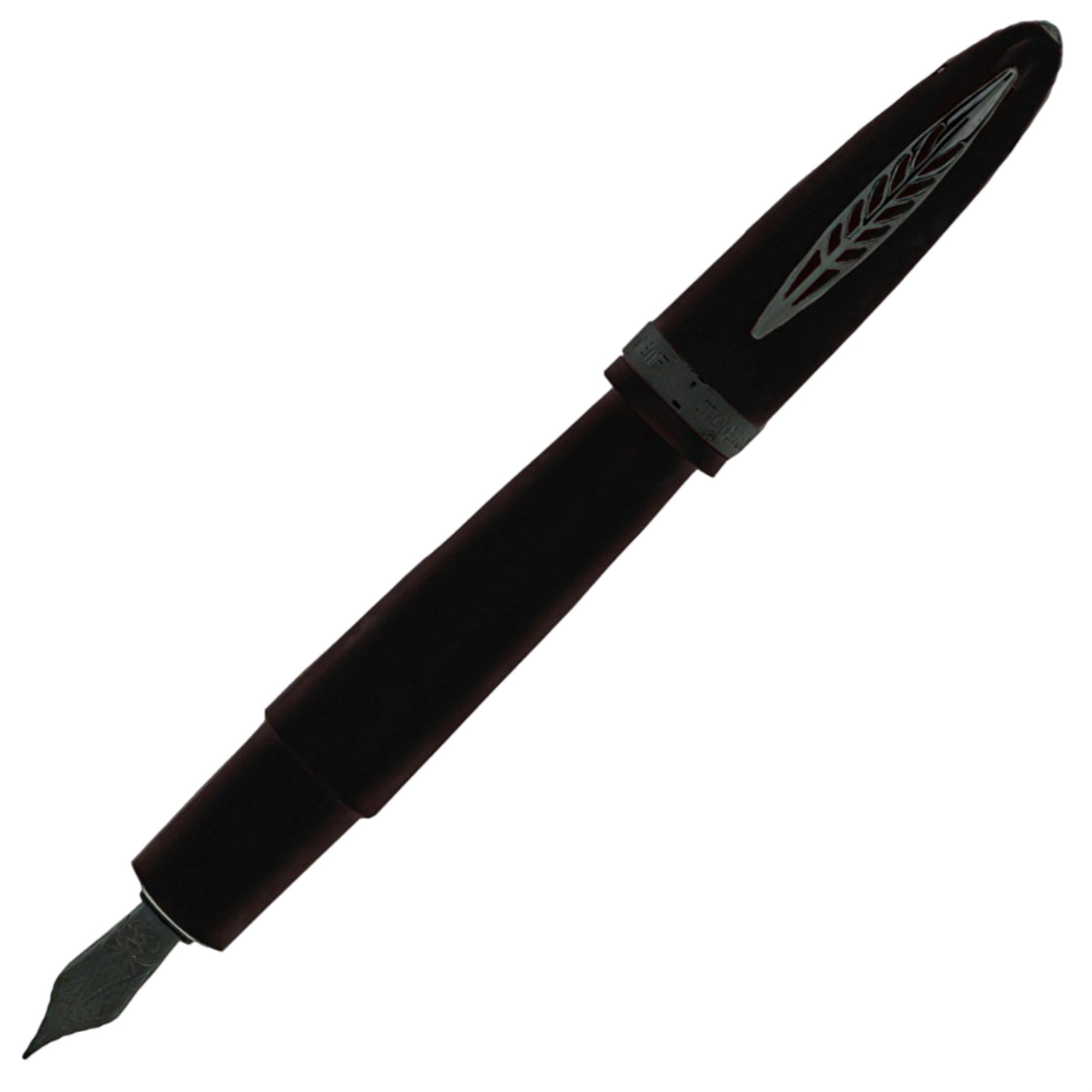 Pineider Modern Times Fountain Pen - Black - Black Trim-Pen Boutique Ltd