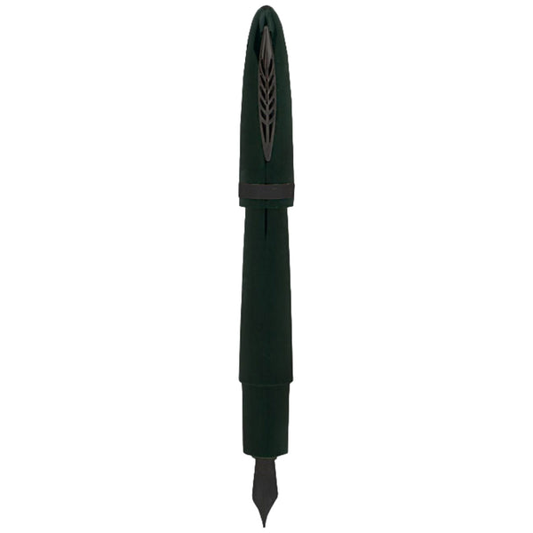 Pineider Modern Times Fountain Pen - British Green - Black Trim-Pen Boutique Ltd