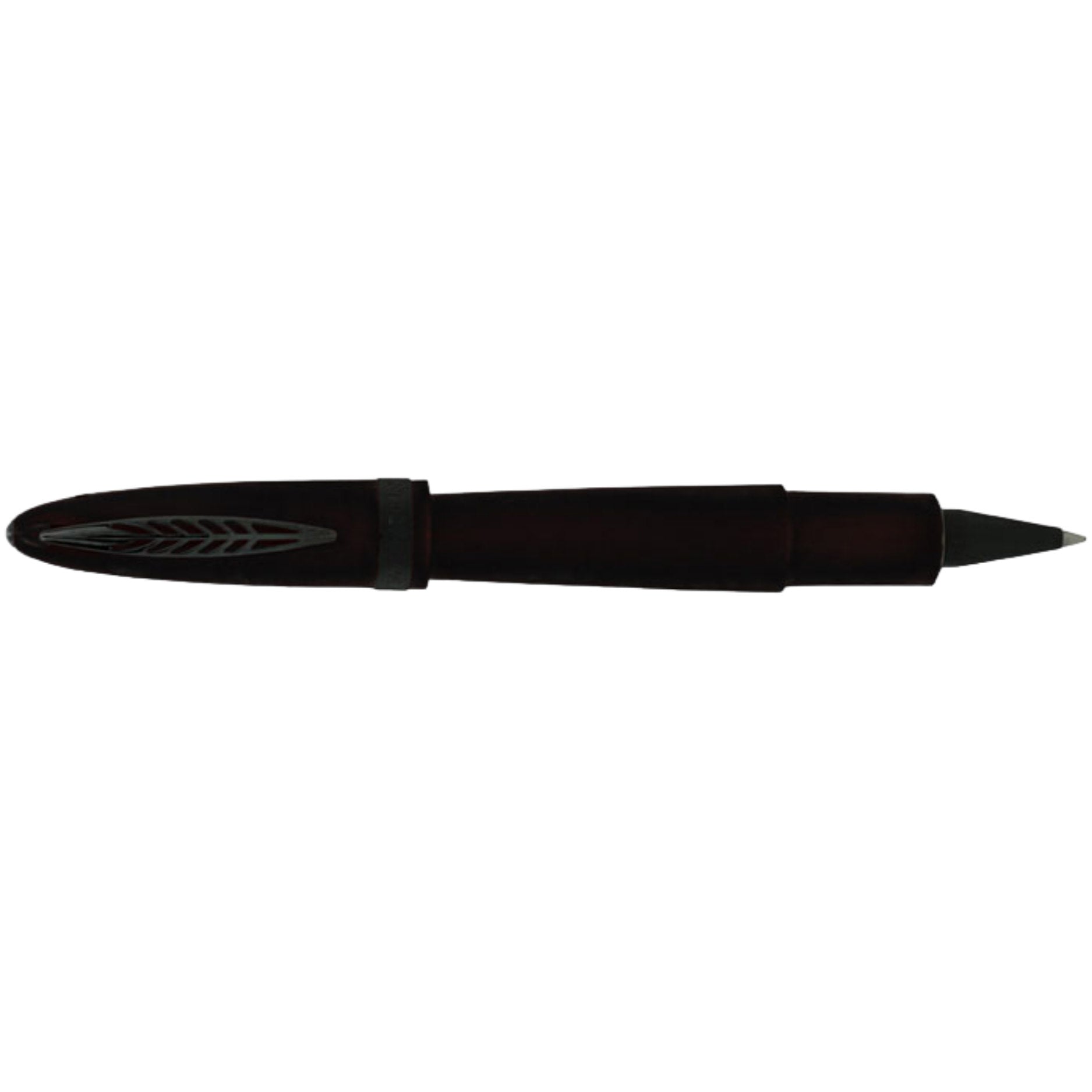 Pineider Modern Times Rollerball Pen - Black - Black Trim-Pen Boutique Ltd